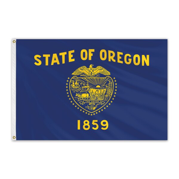Global Flags Unlimited Oregon Outdoor Nylon Flag 12"x18" 200557 - main
